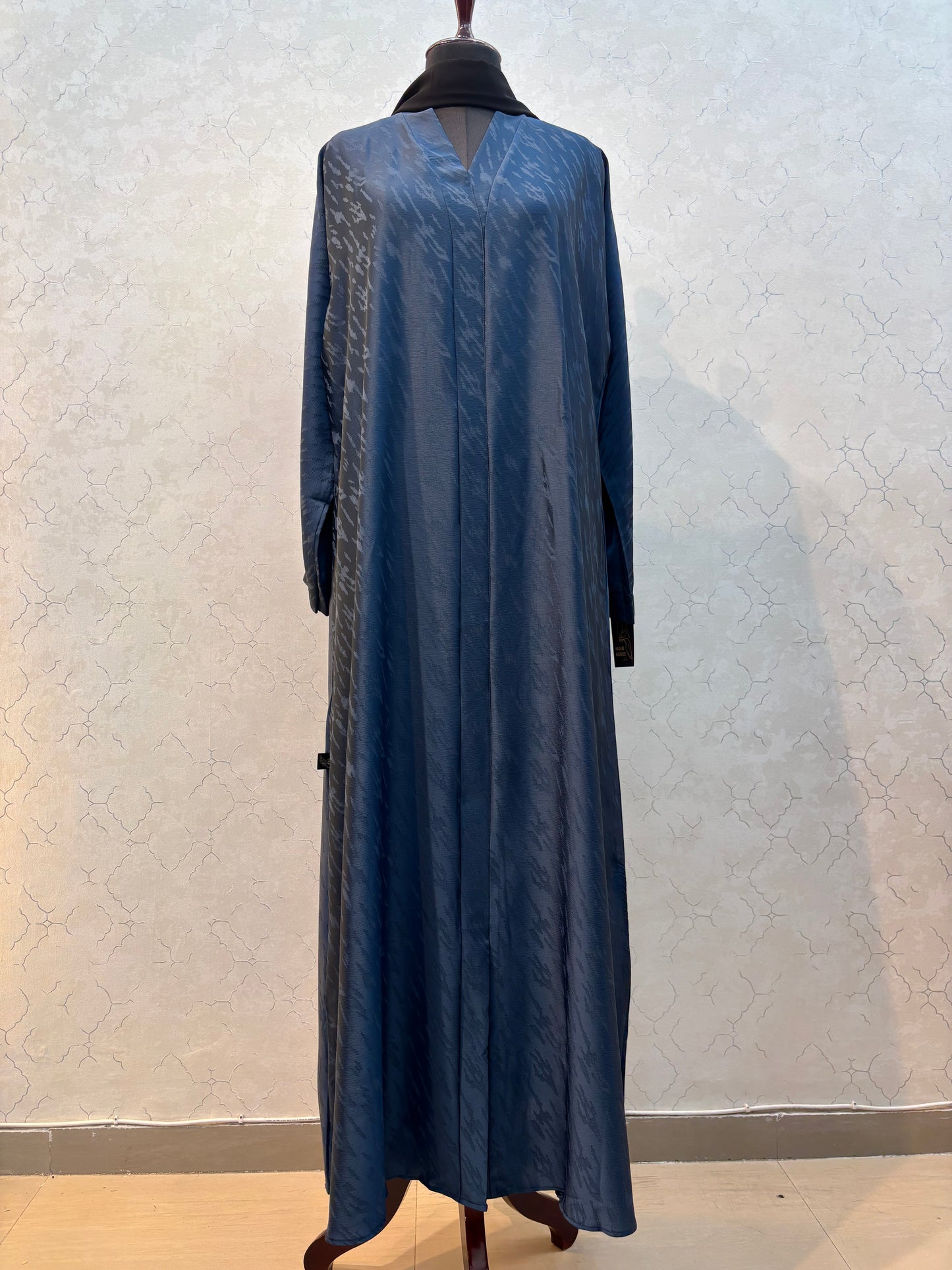 Textured Pattern Korean Nida Fabric Burkha