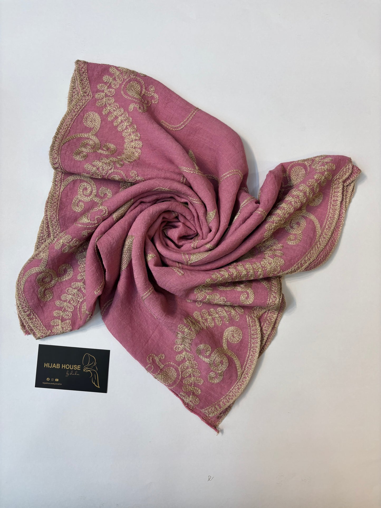 Cotton Embroidered Hijab
