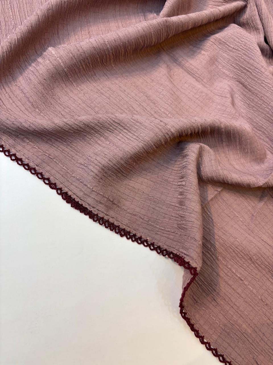 Cotton Lace Border Hijab