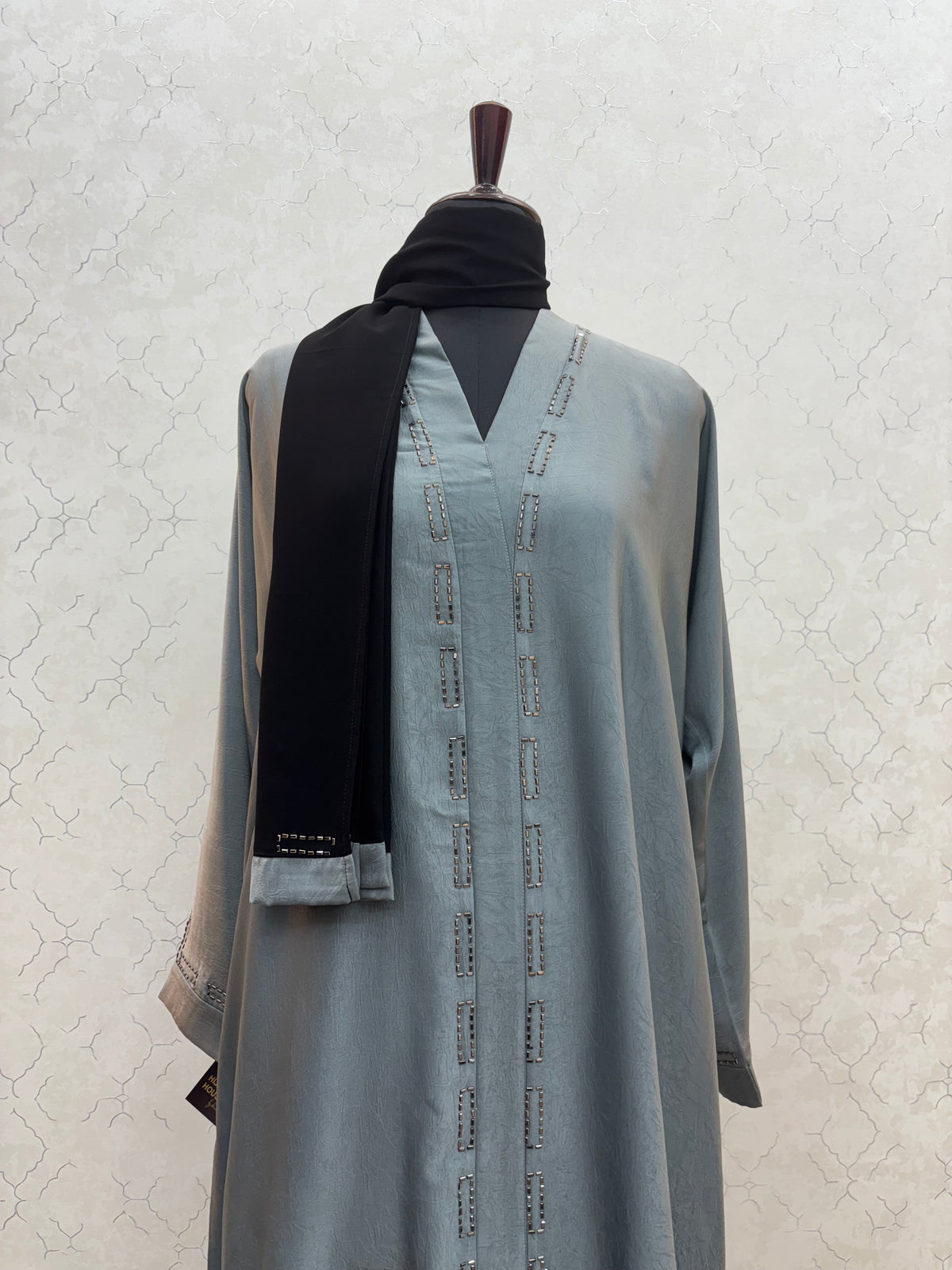 Marble Flowy Fabric Burkha