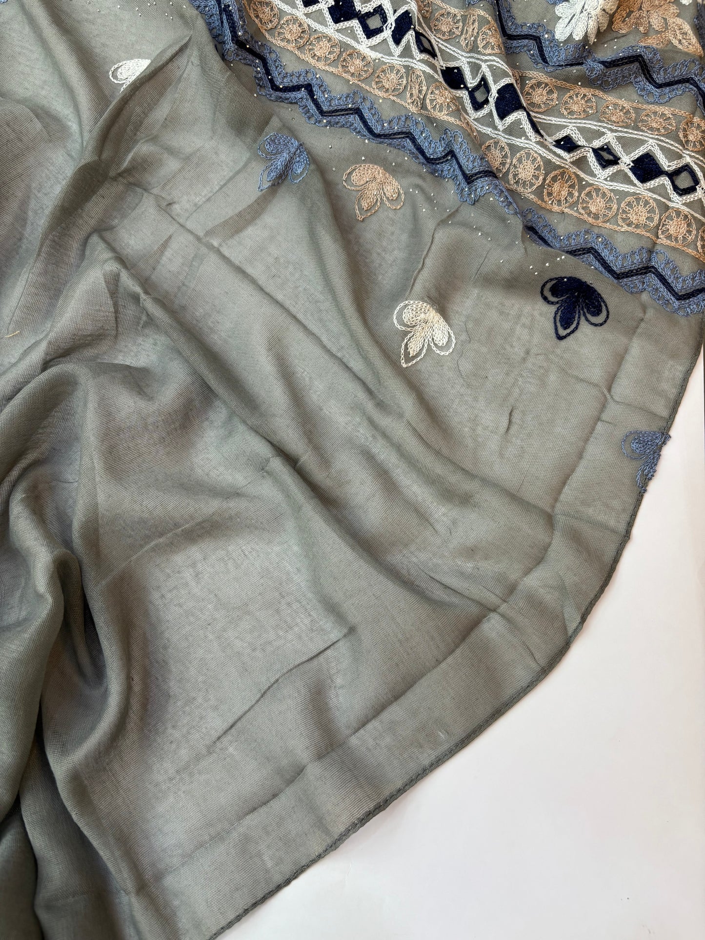 Cotton Embroidery Hijab