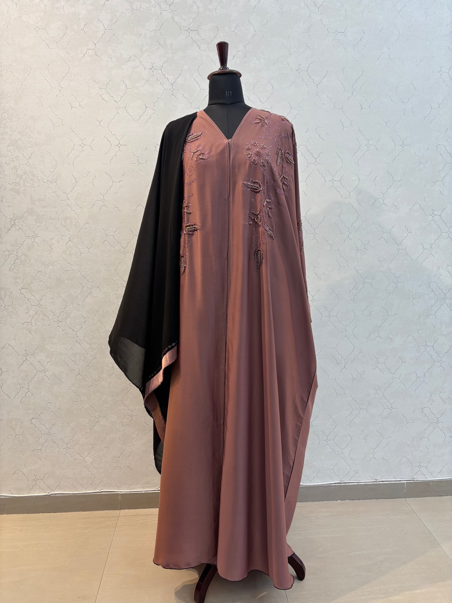 Handwork Abaya Tick Tok Fabric