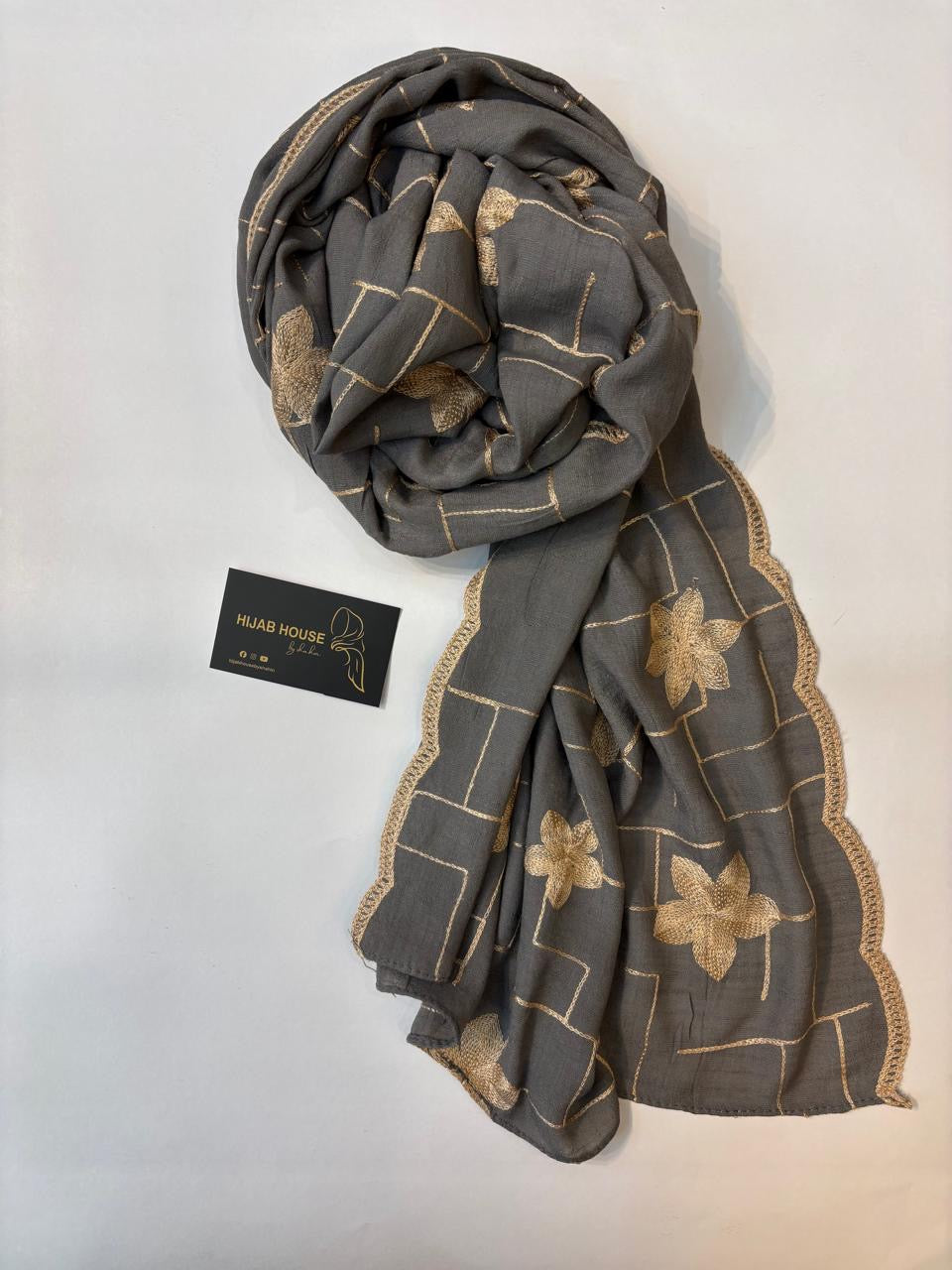 Cotton Embroidered Hijab