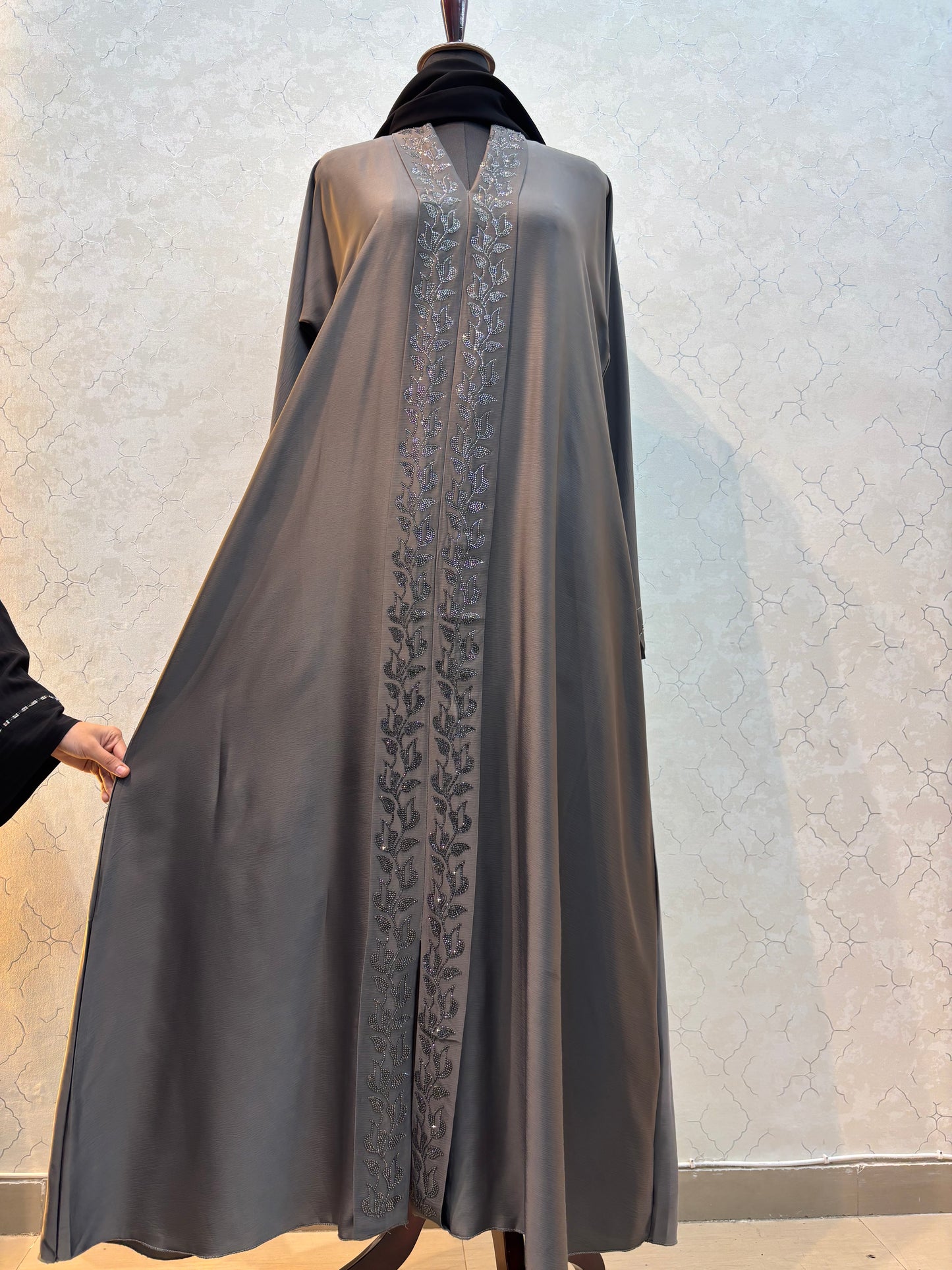 Kimono Style Swarovski Burkha 60 Length