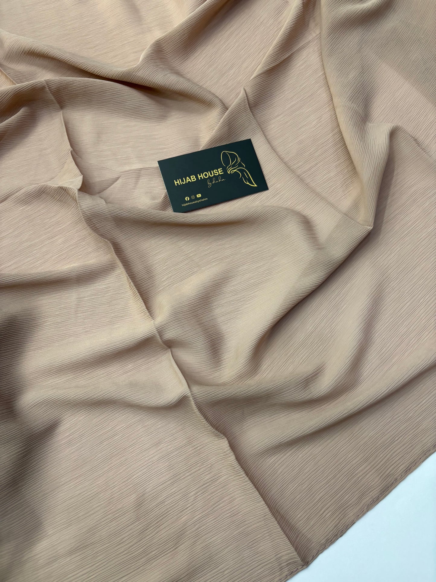 Pleated Chiffon Mocha Brown