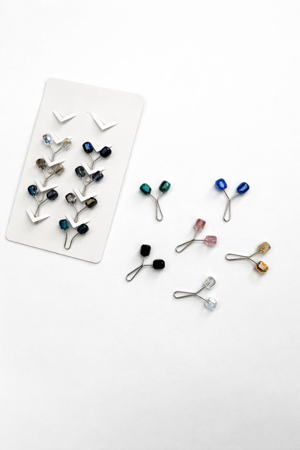 Double Bead Hijab (scarf) Clip Set