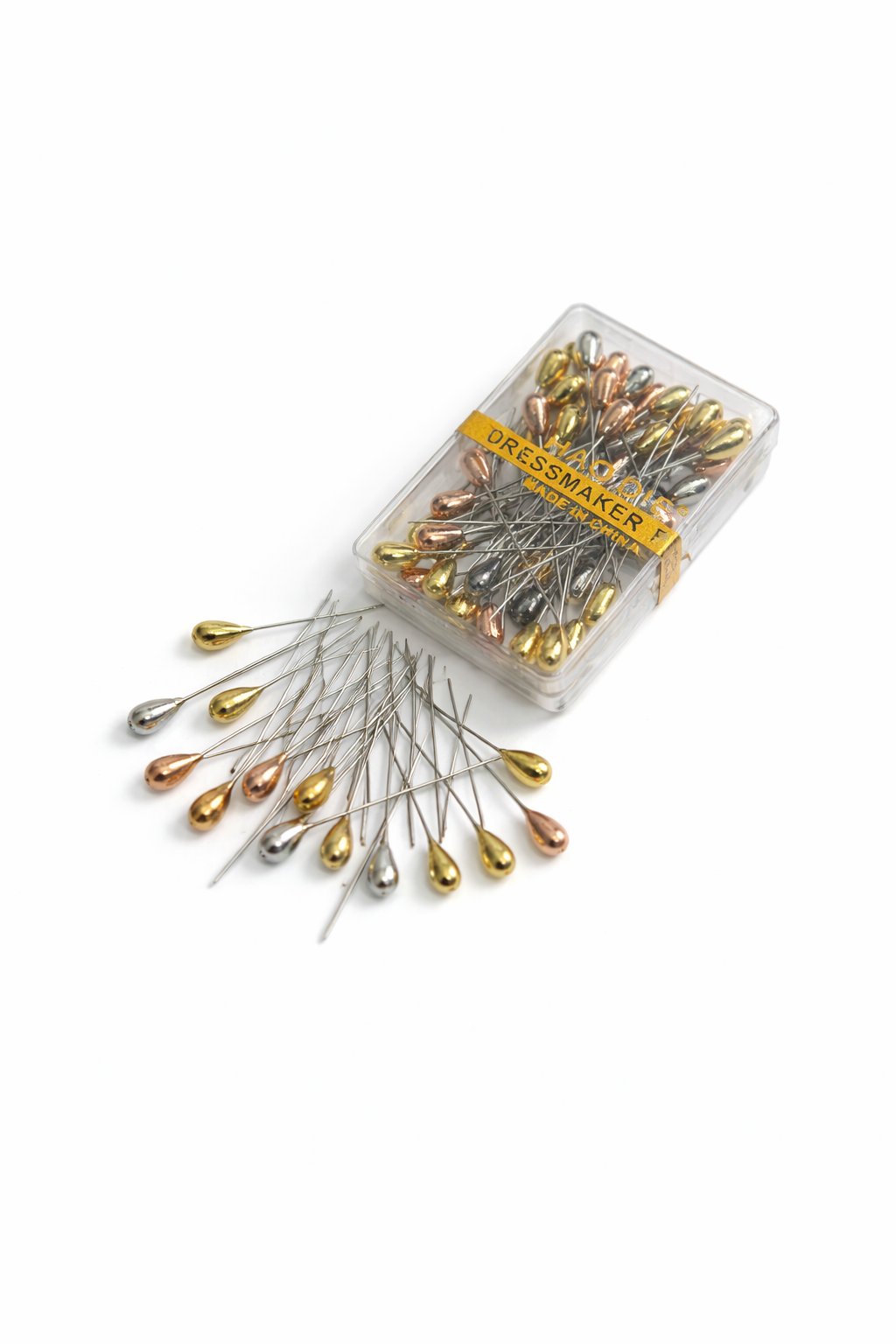 Hijab pins Tea-drop Shape Metallic head