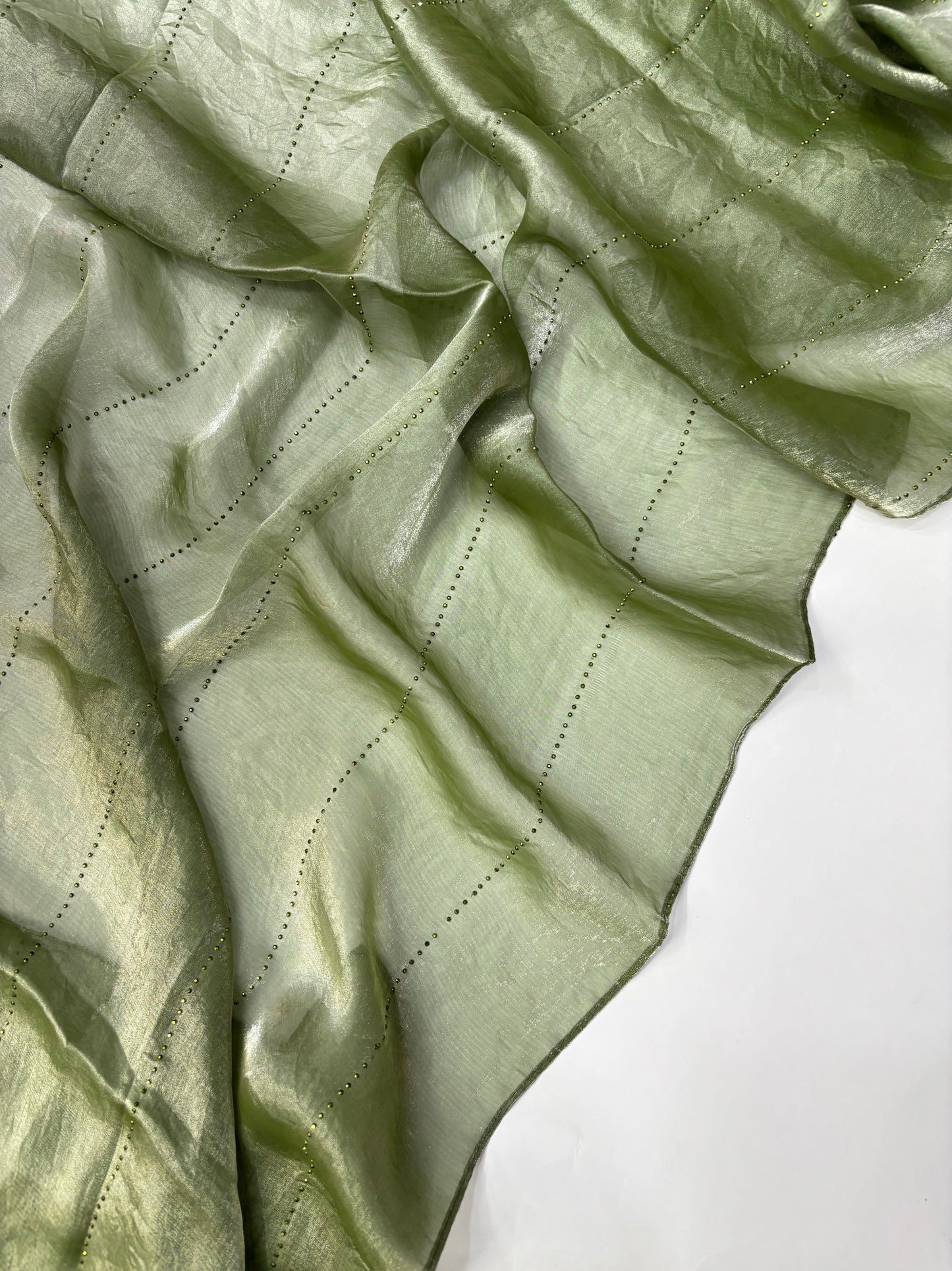 Shimmer Organza Fabric Hijab