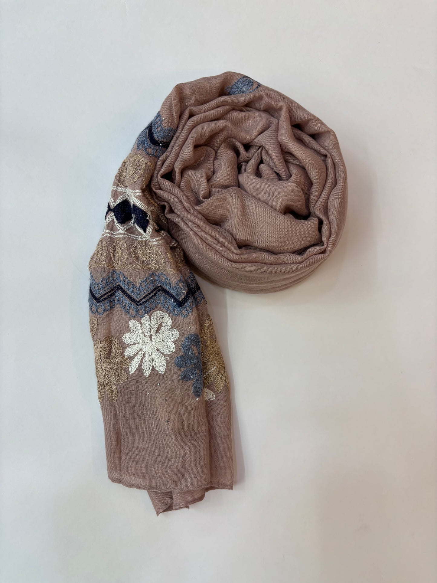 Cotton Embroidery Hijab