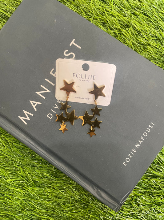 Golden Star Earrings
