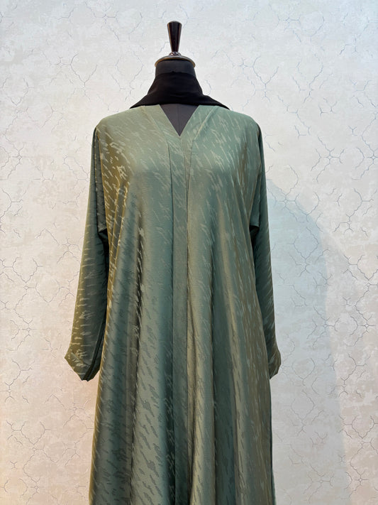 Textured Pattern Korean Nida Fabric Burkha