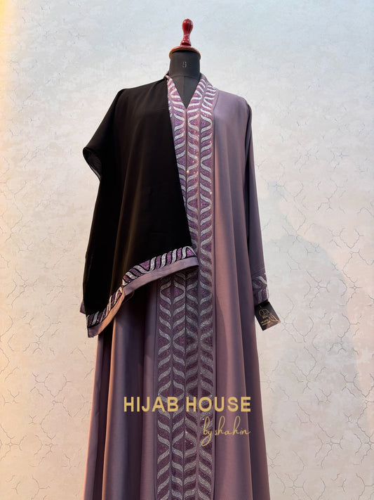 Kimono Style Swarovski Burkha 60 Length