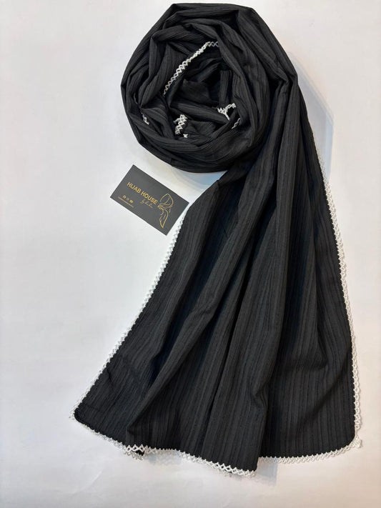 Cotton Lace Border Hijab