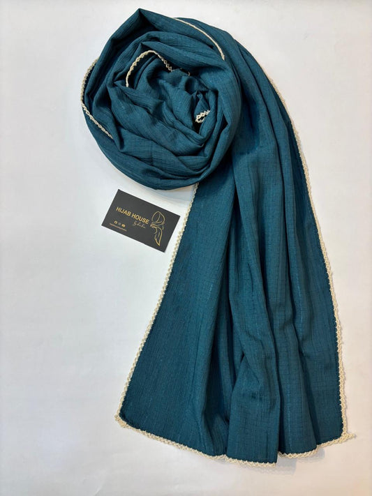 Cotton Lace Border Hijab