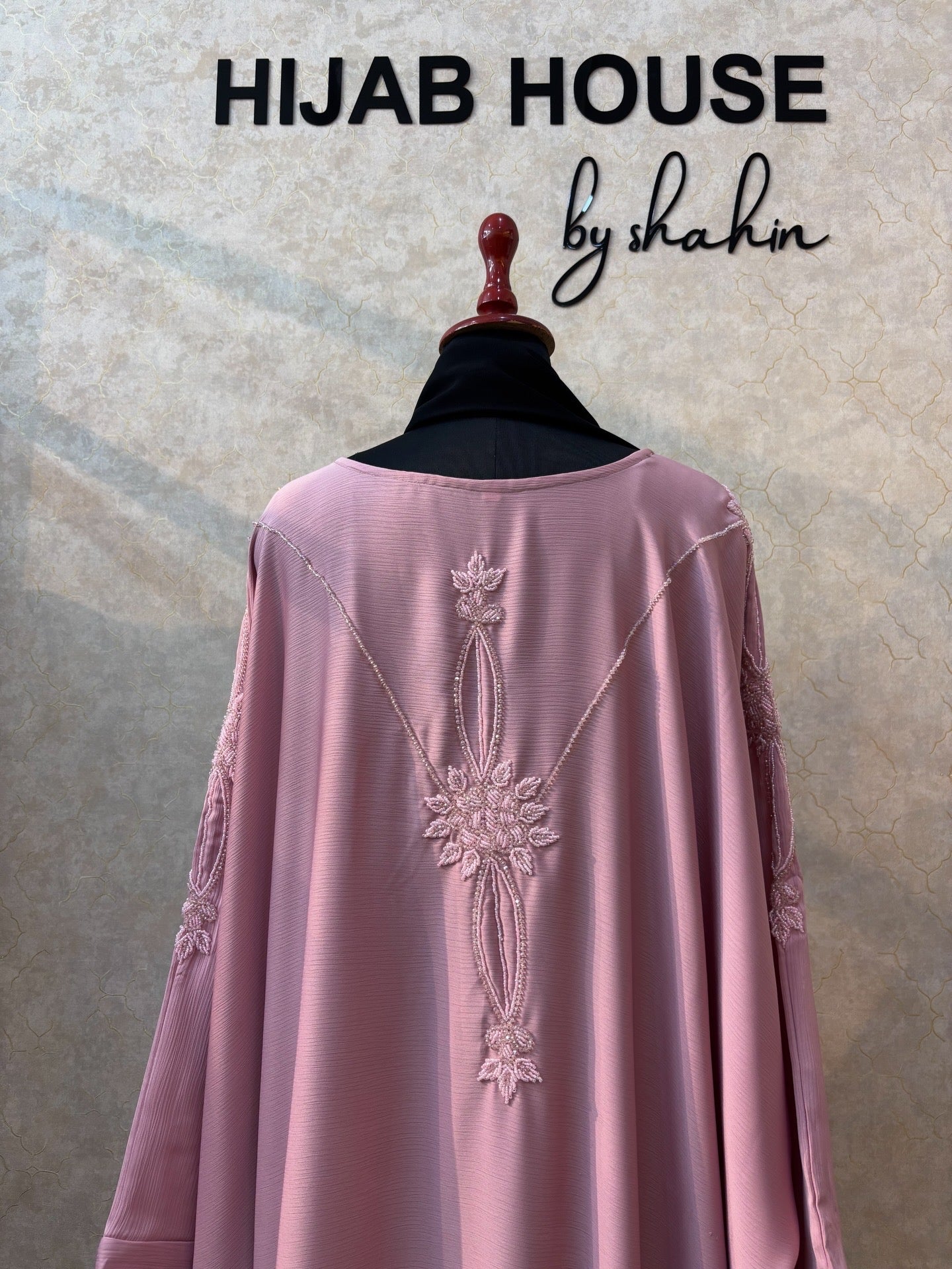Handwork Abaya Imported Zoom Fabric ( free size )