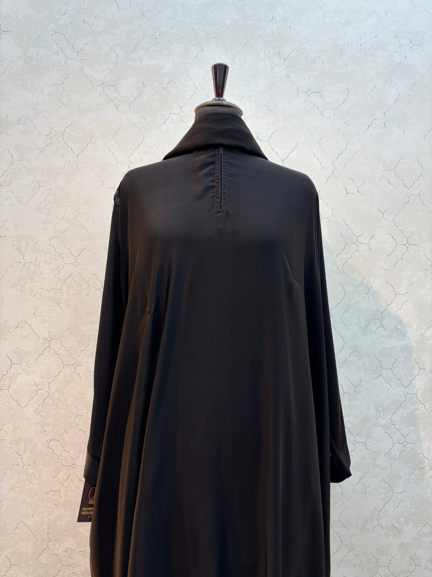 Handwork Abaya Korean Nida Fabric ( free size )