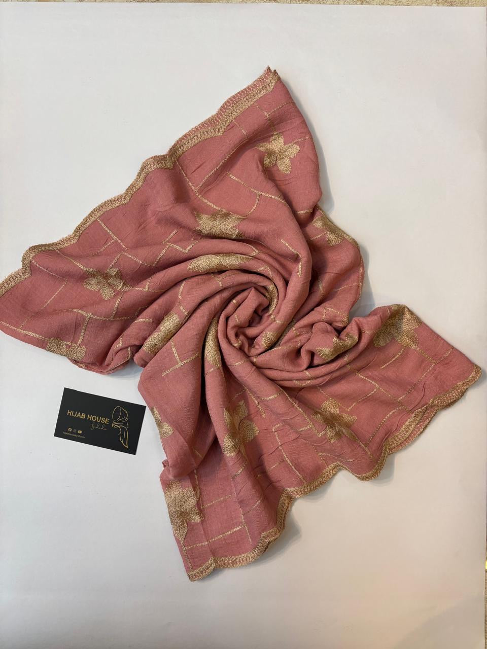 Cotton Embroidered Hijab