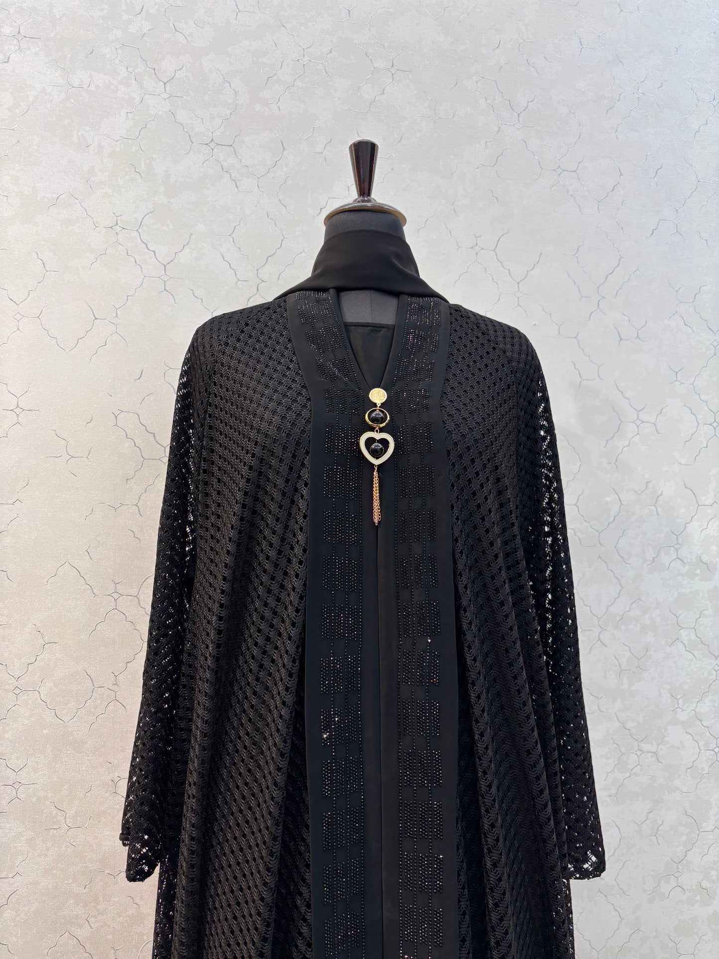 Shrug Burkha with premium textured net fabric