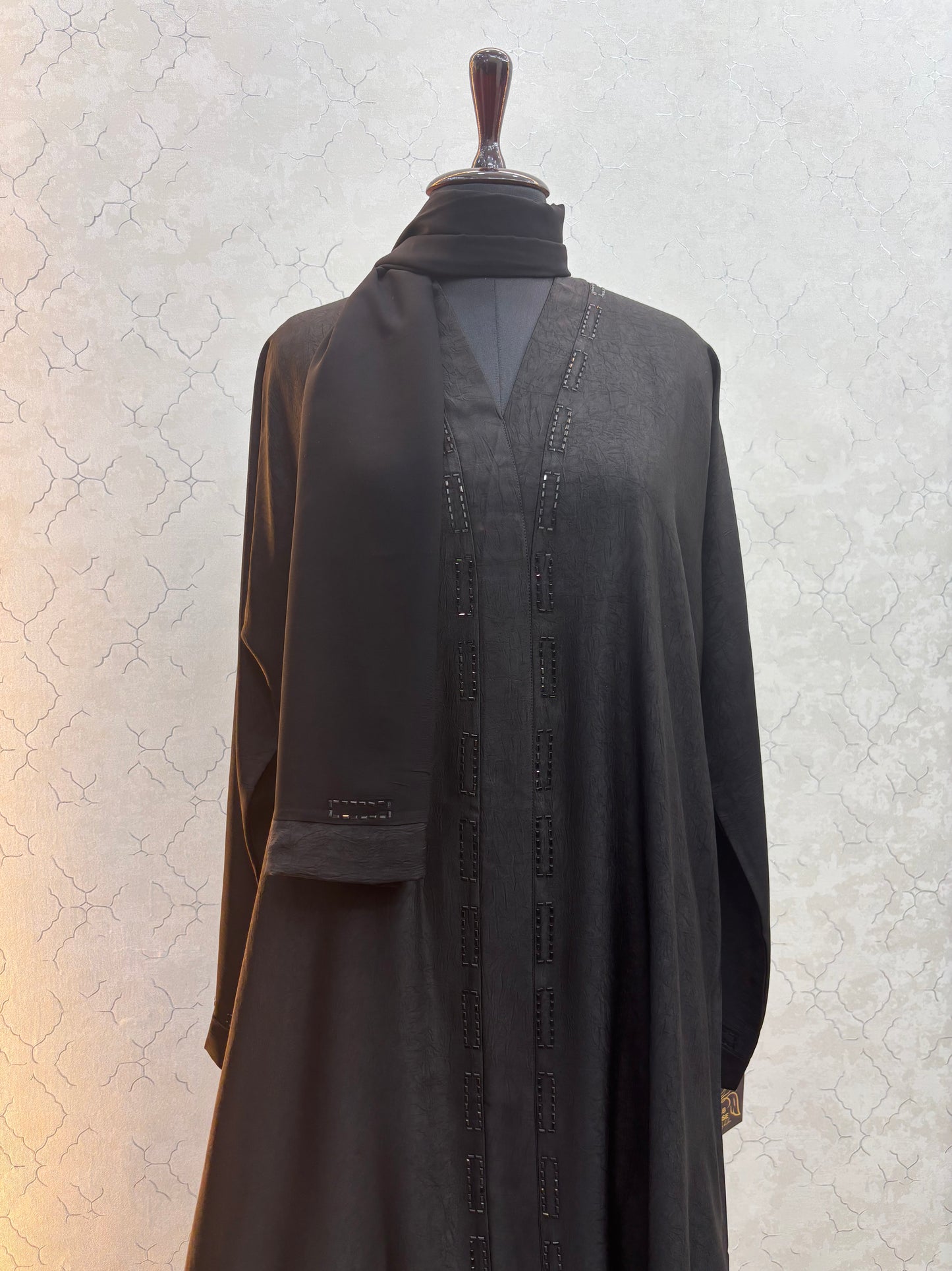 Marble Flowy Fabric Burkha