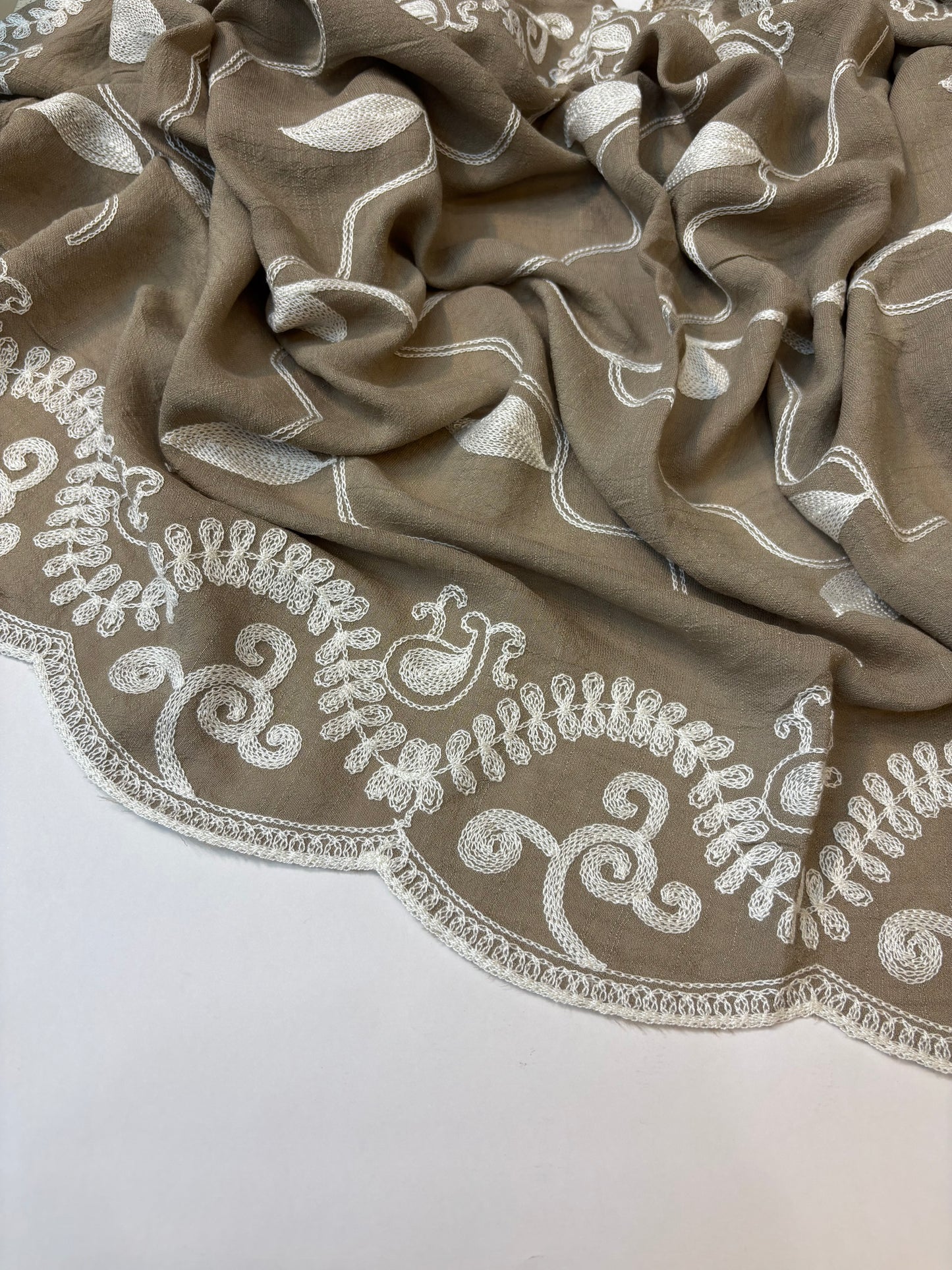 Cotton Embroidered Hijab