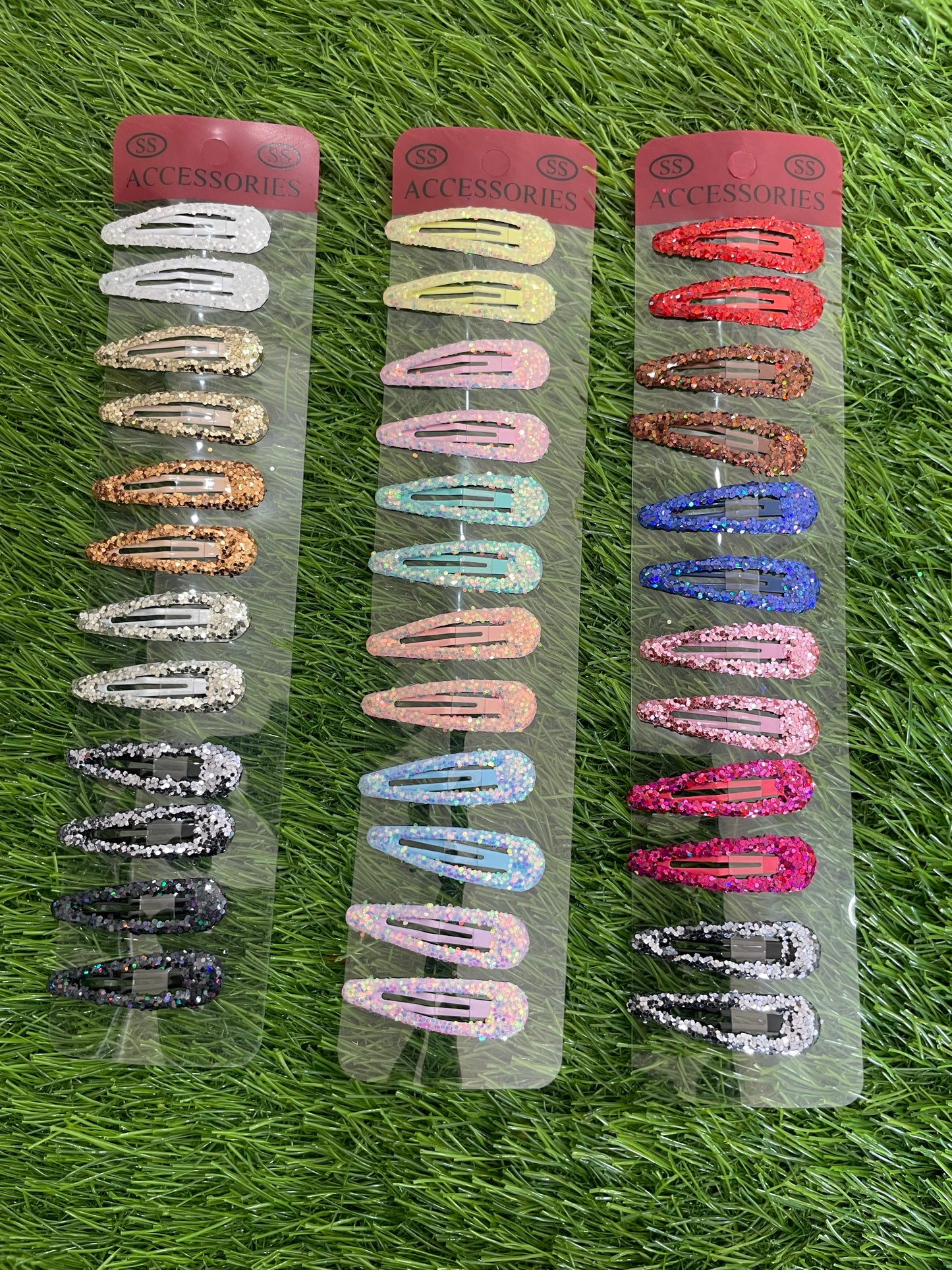 Glittery Tic Tac Pins