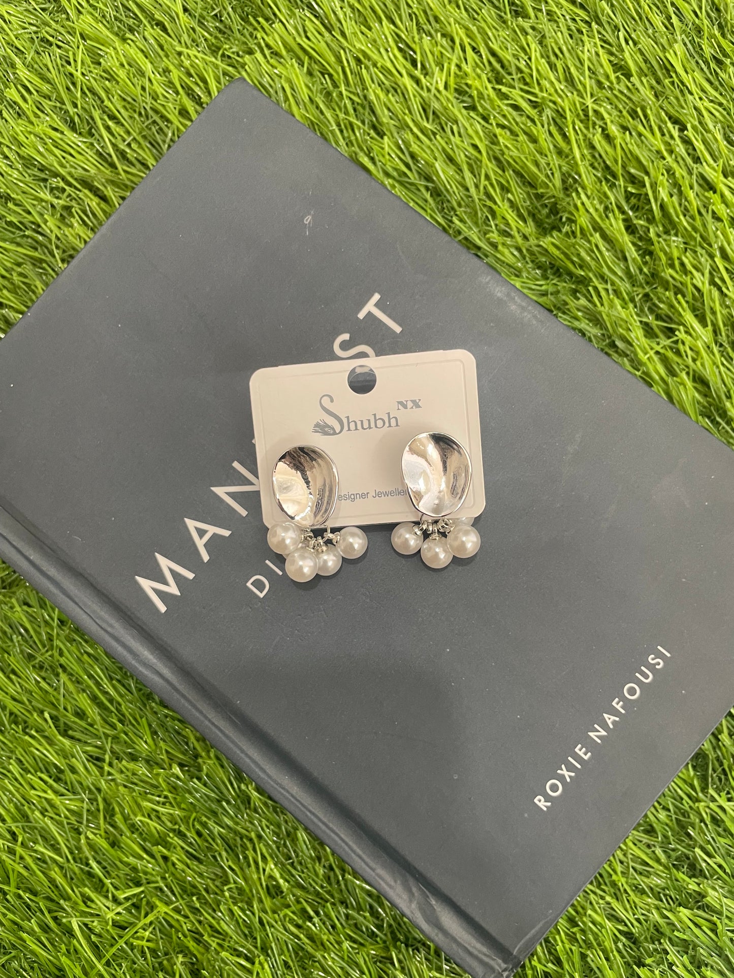 Pearl Silver Earrings