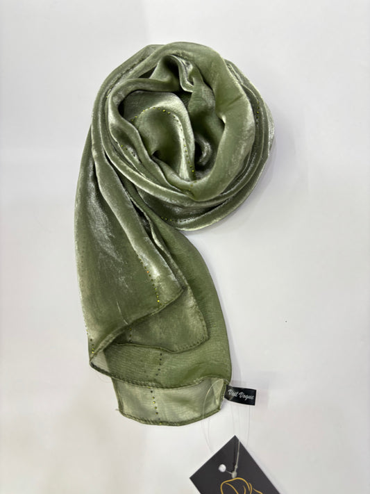 Shimmer Organza Fabric Hijab