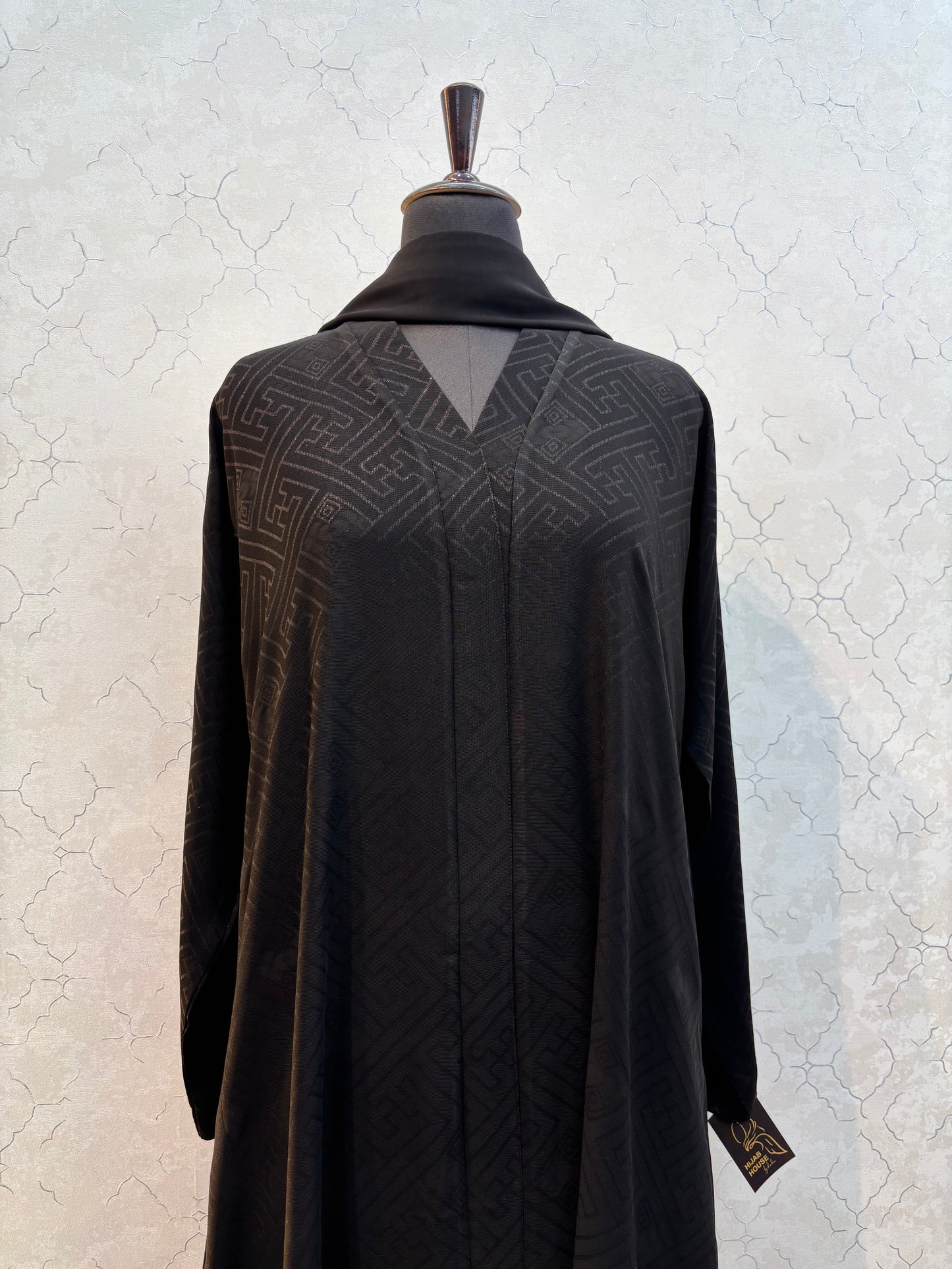 Textured Interlocking Lining Design Korean Nida Fabric Burkha