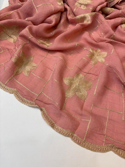 Cotton Embroidered Hijab