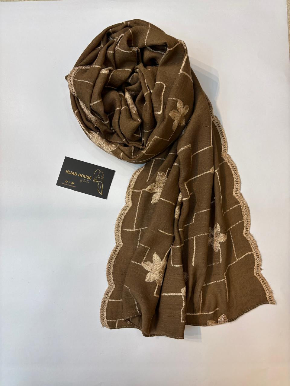 Cotton Embroidered Hijab