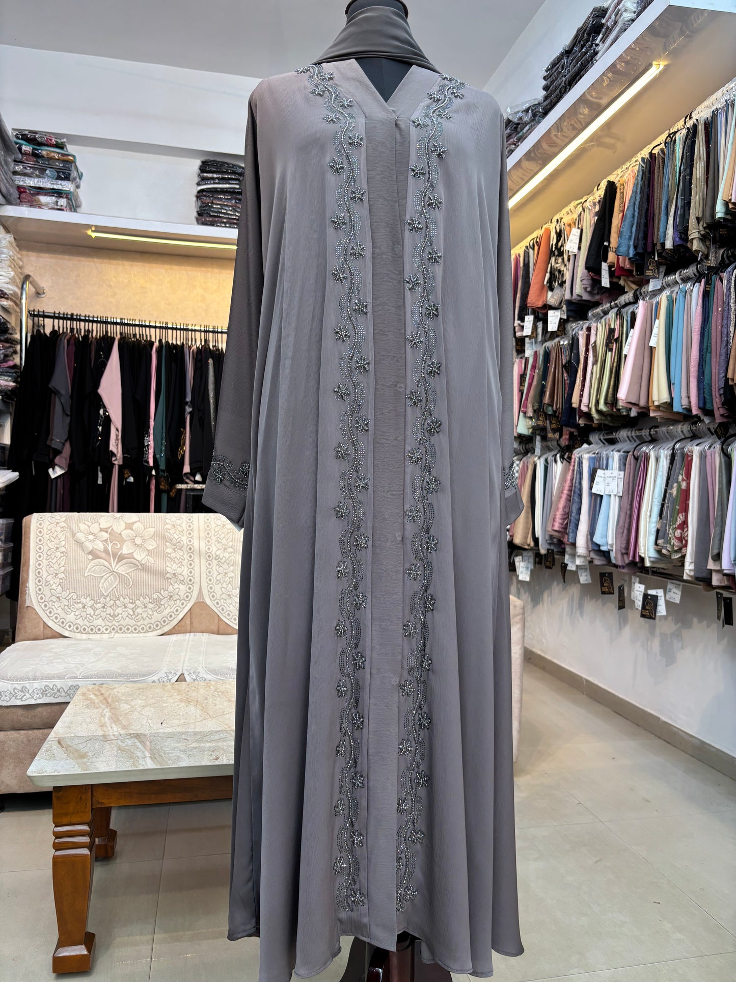 Handwork Imported Burkha (front open)