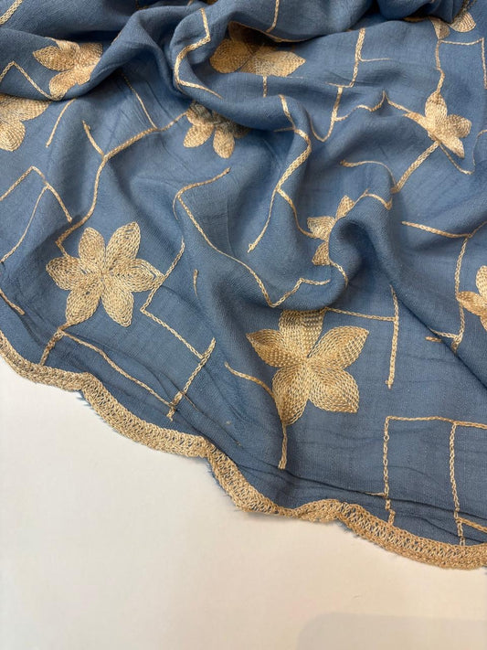 Cotton Embroidered Hijab