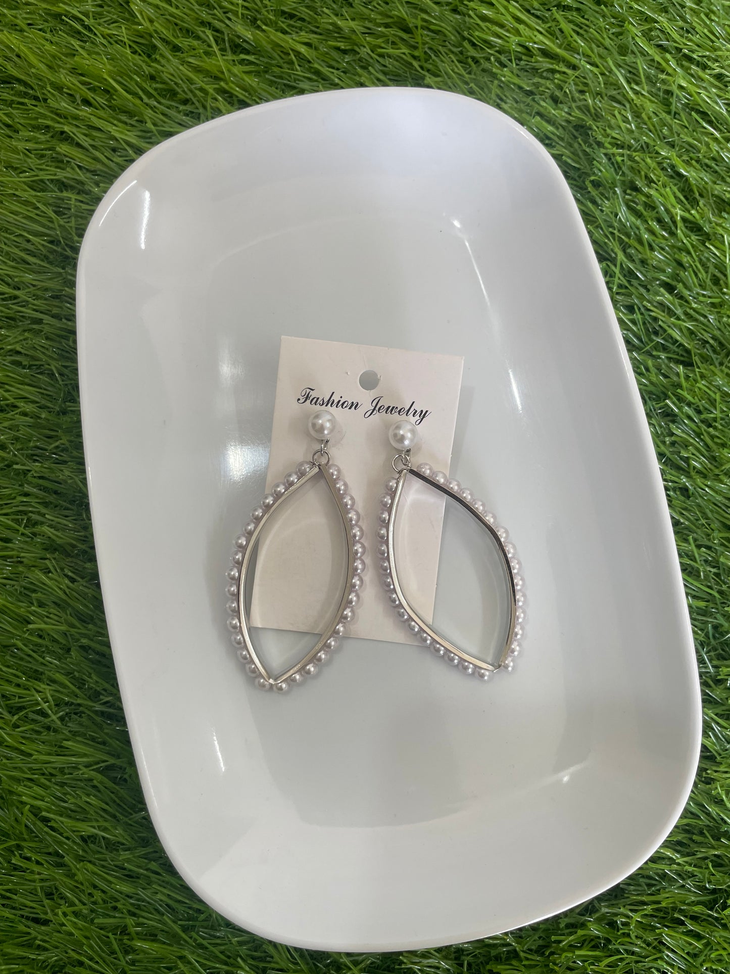 Pearl Silver Earrings