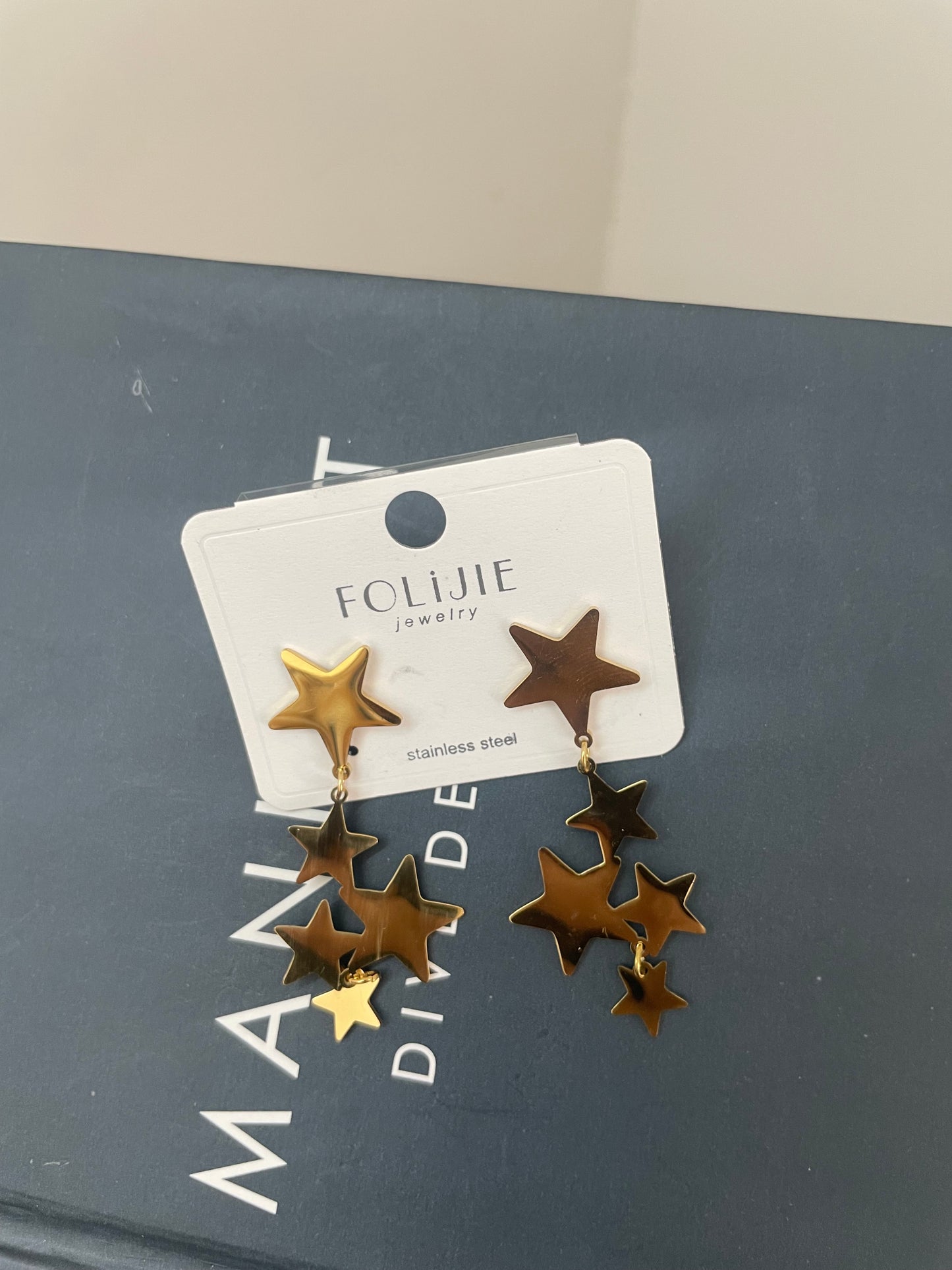 Golden Star Earrings