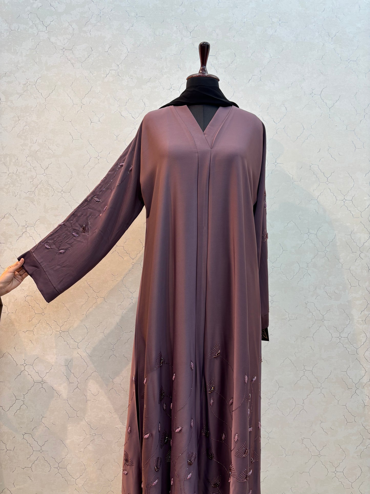 Handwork Imported Tick Tok Fabric Burkha