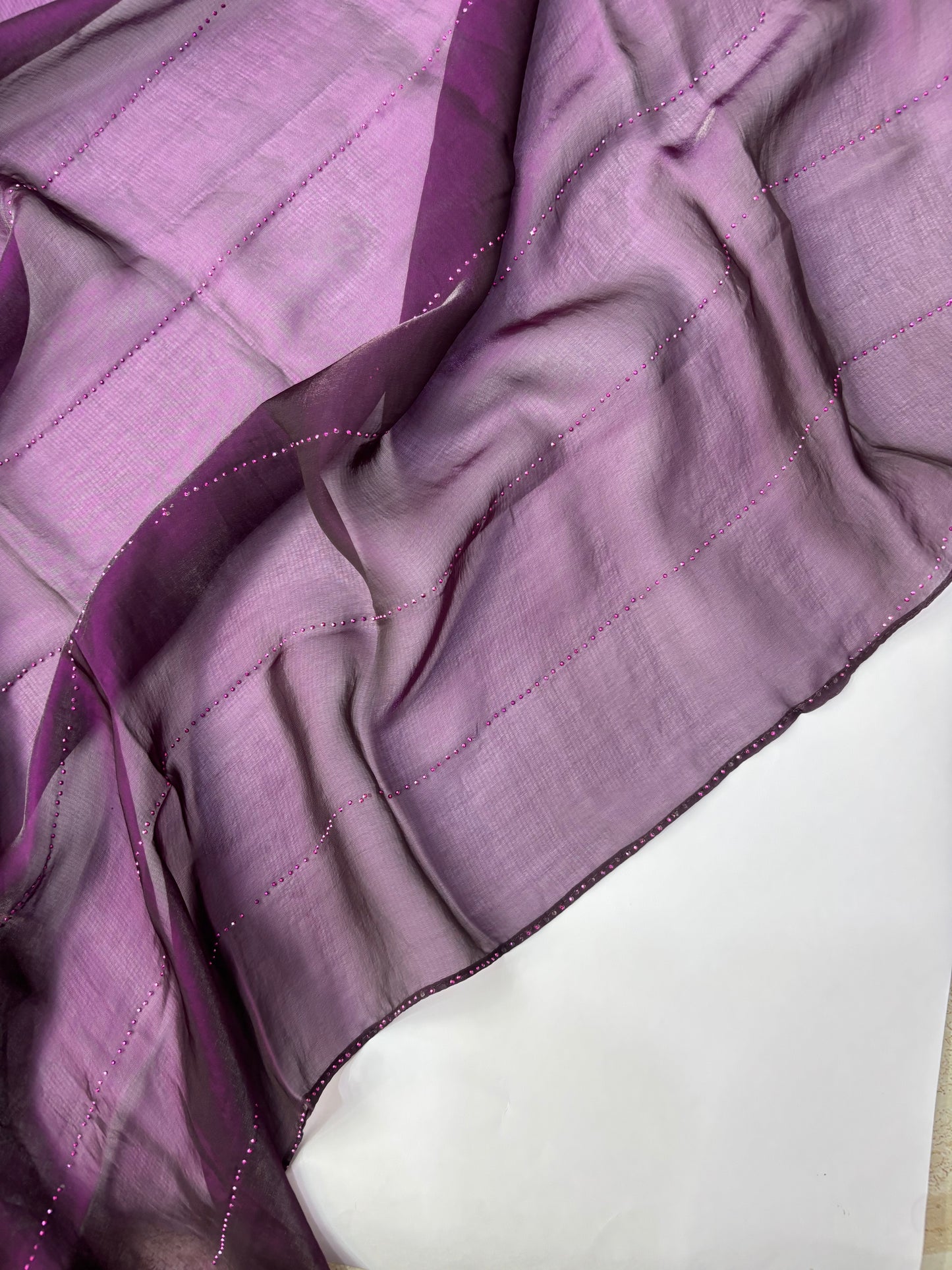 Shimmer Organza Fabric Hijab