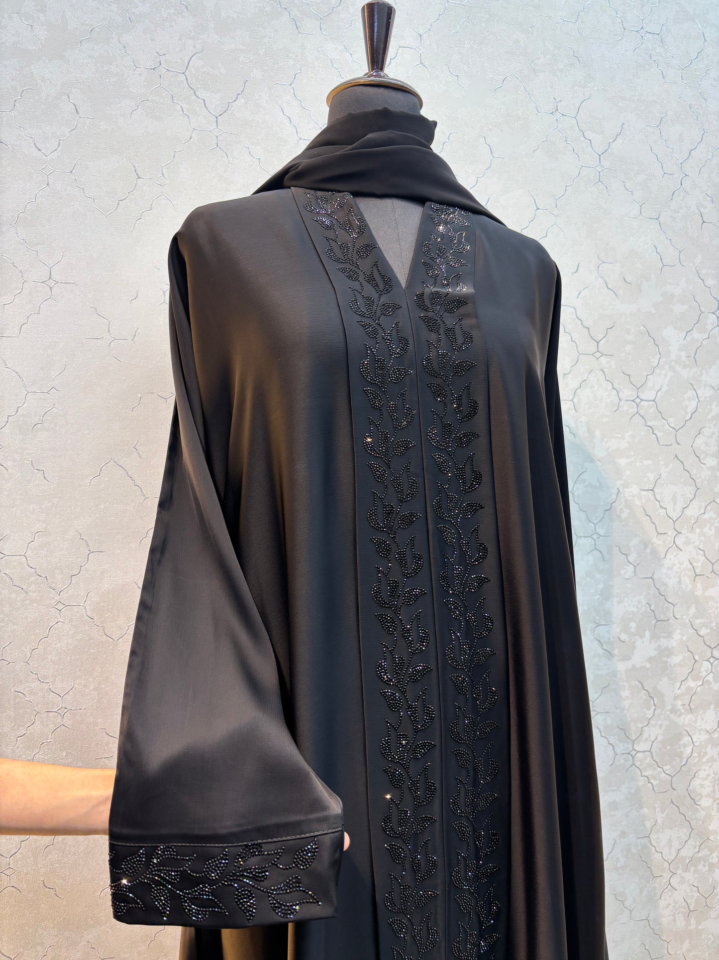 Kimono Style Swarovski Burkha 60 Length