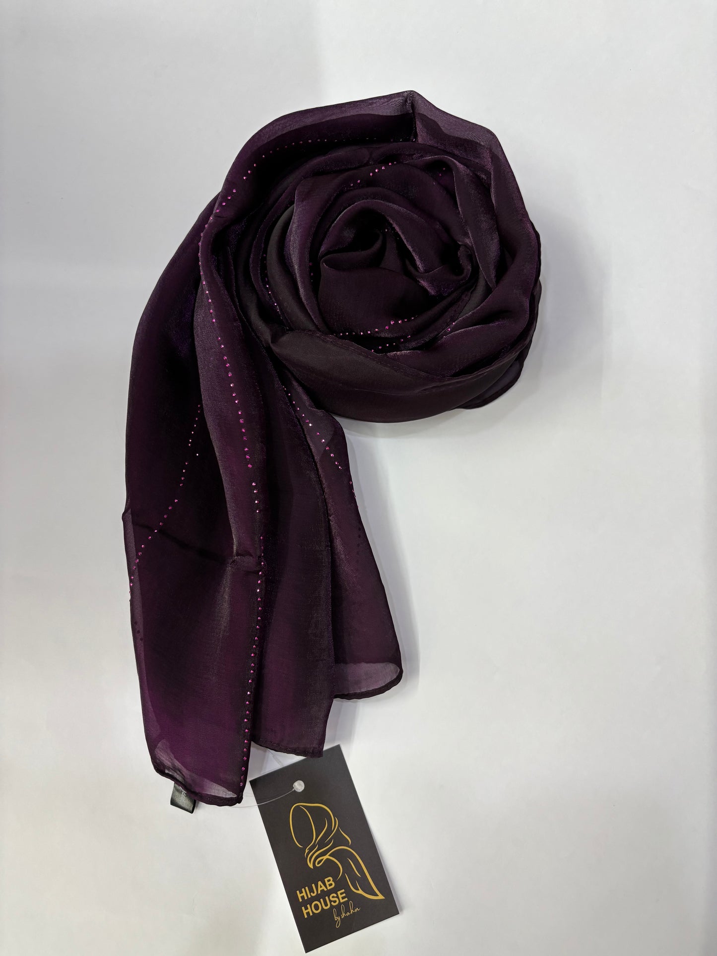 Shimmer Organza Fabric Hijab