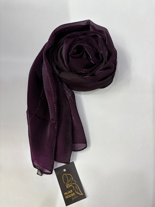 Shimmer Organza Fabric Hijab