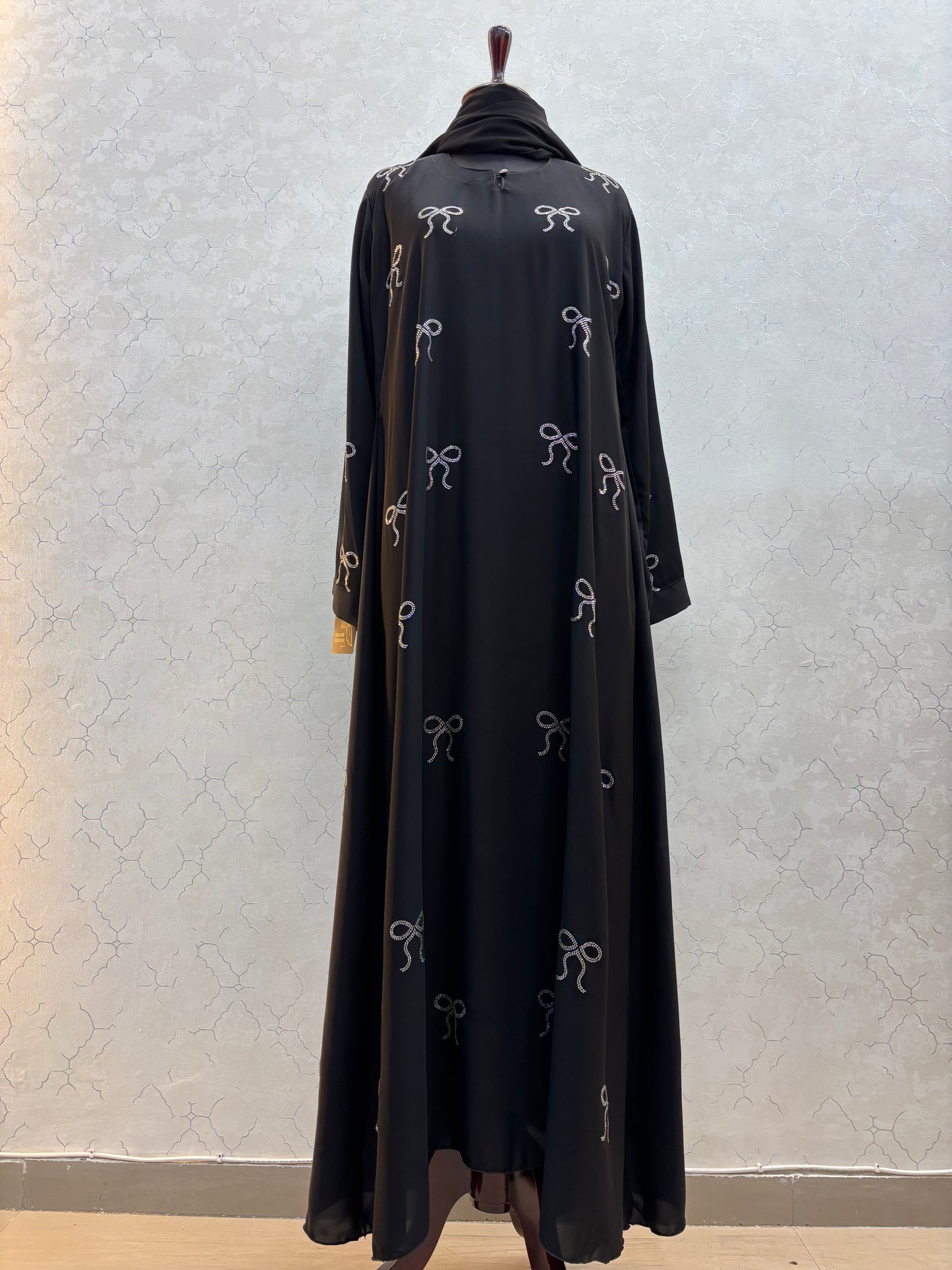 Premium Swarovski Burkha Imported Nida Fabric