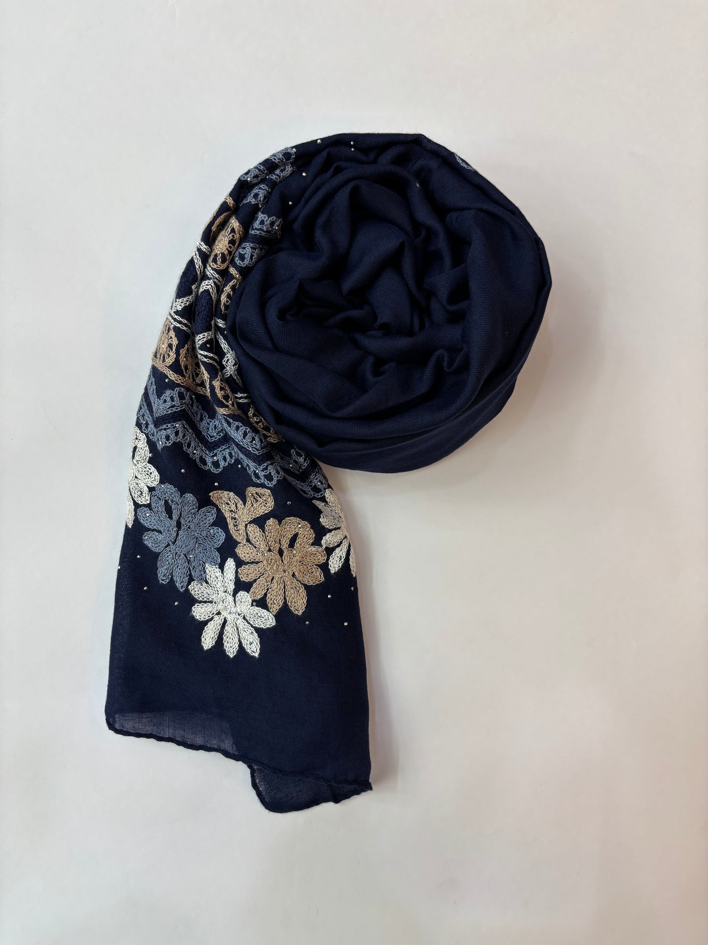Cotton Embroidery Hijab