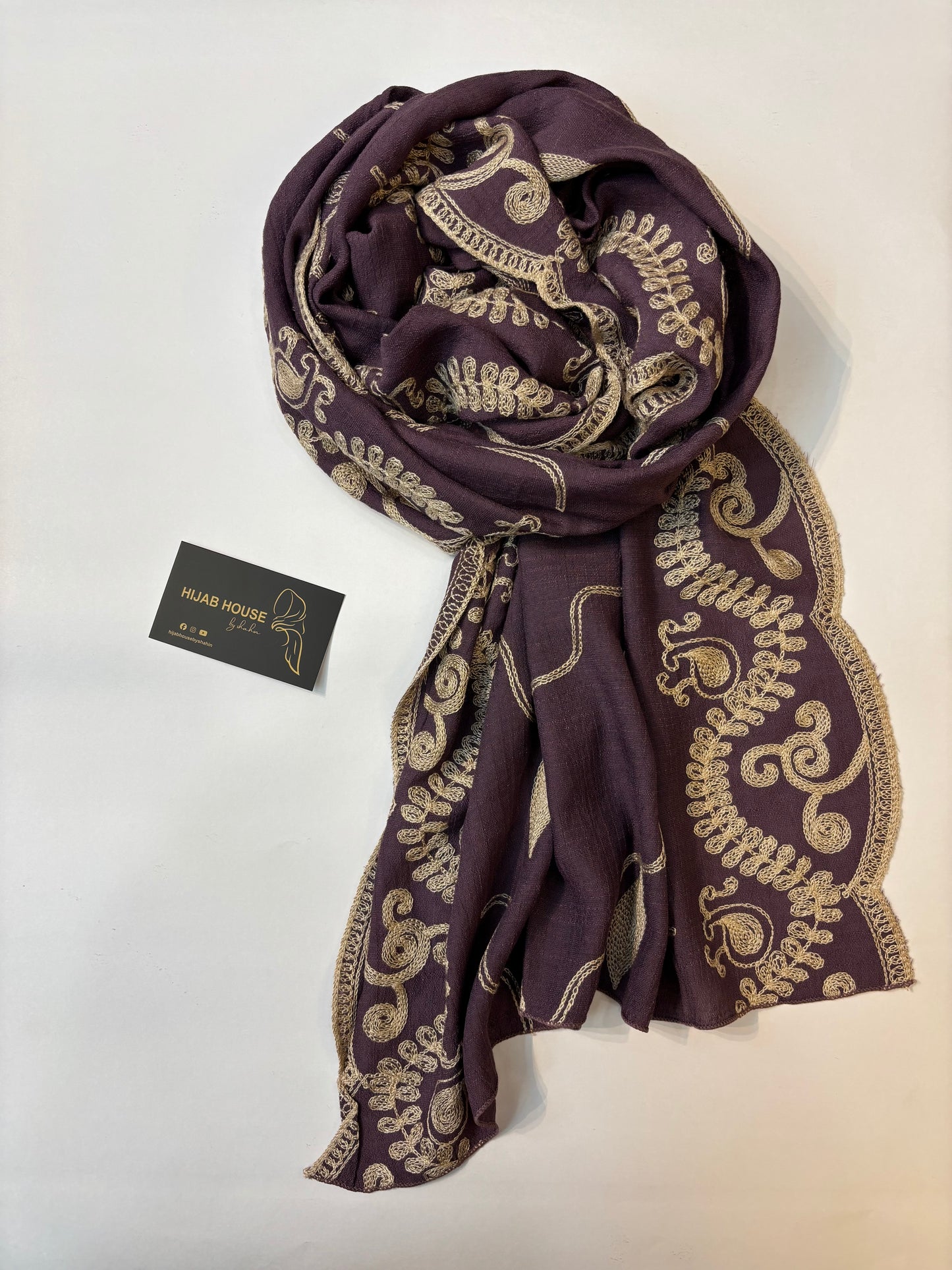 Cotton Embroidered Hijab