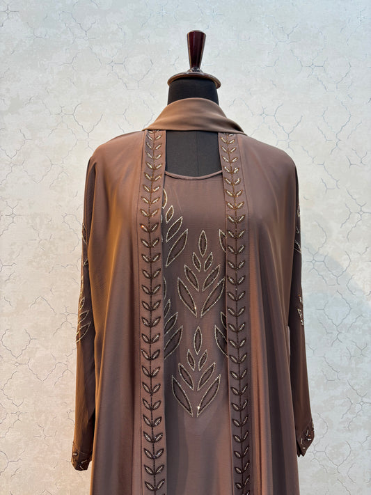 Imported Shrug Burkha with Swarovski Work