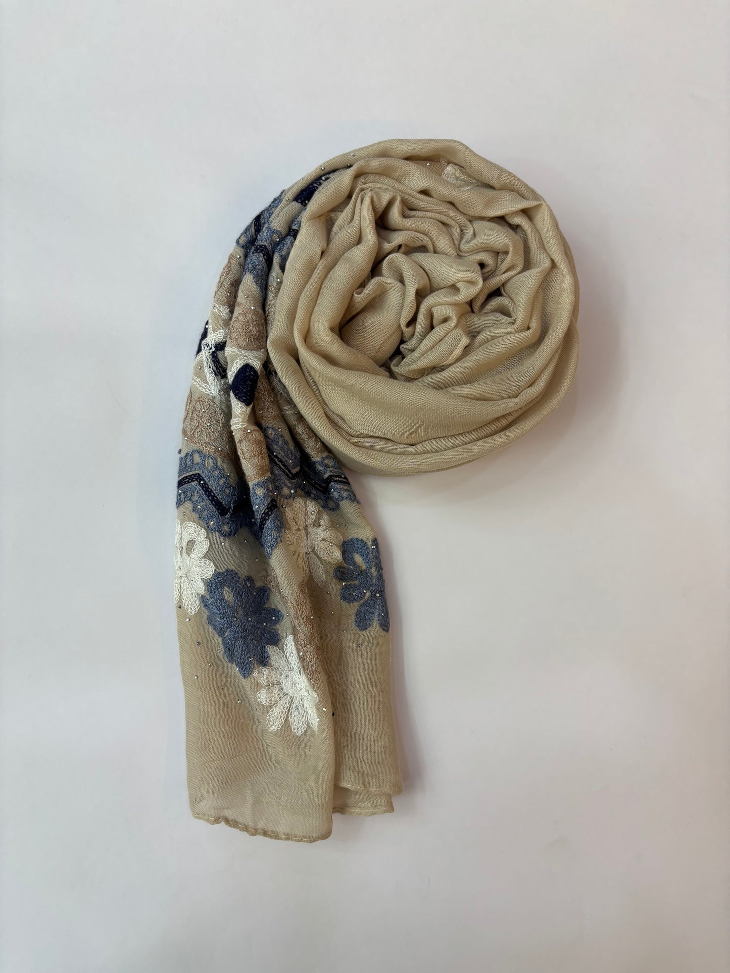 Cotton Embroidery Hijab