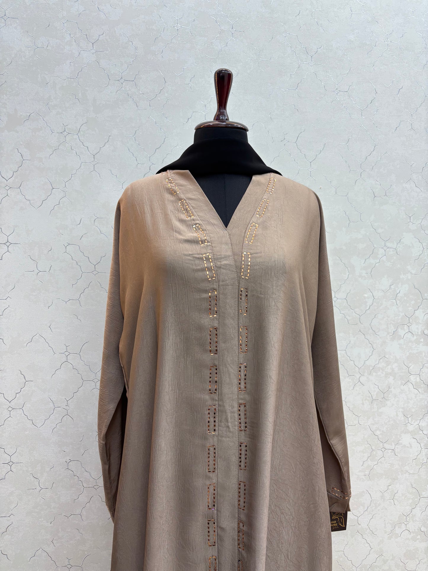 Crush Marble Flowy Fabric Burkha