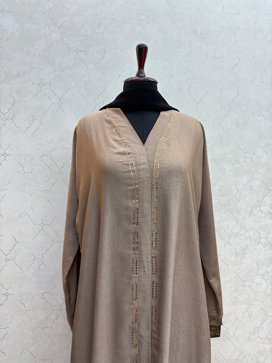 Crush Marble Flowy Fabric Burkha