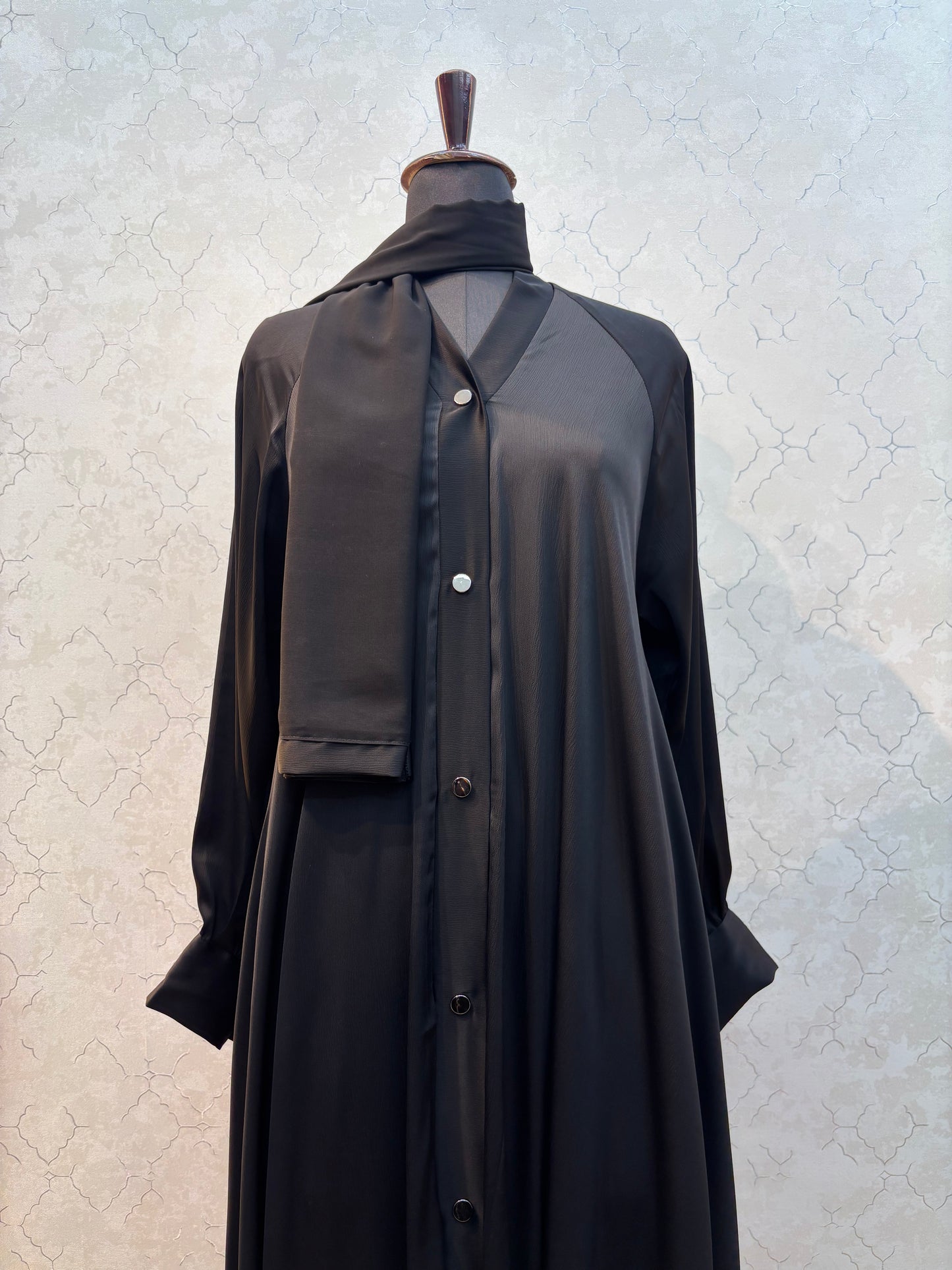 Flaired Umbrella Style Burkha Tick Tok Fabric