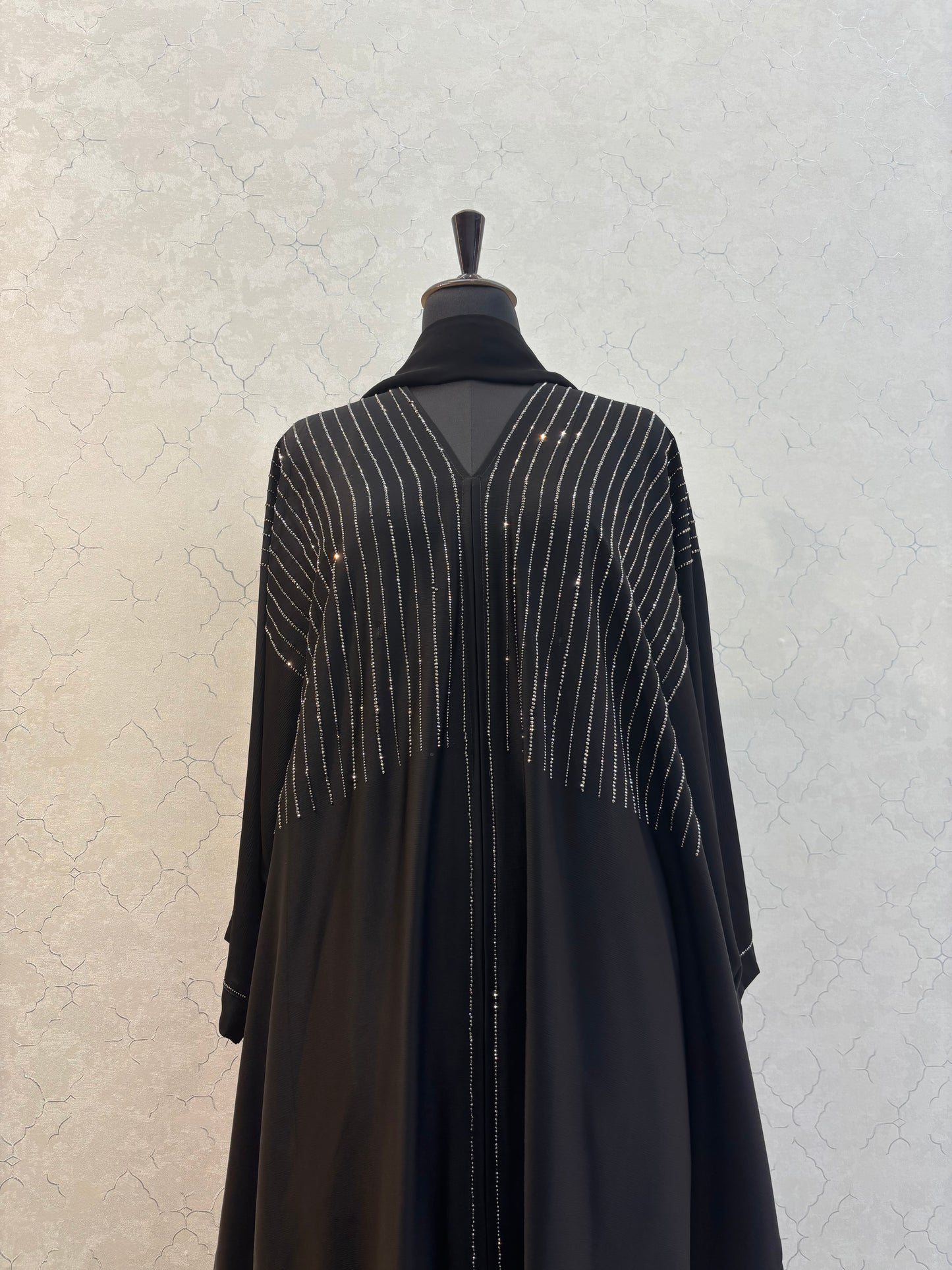 Premium Swarovski Abaya Imported Tick Tok Fabric 56