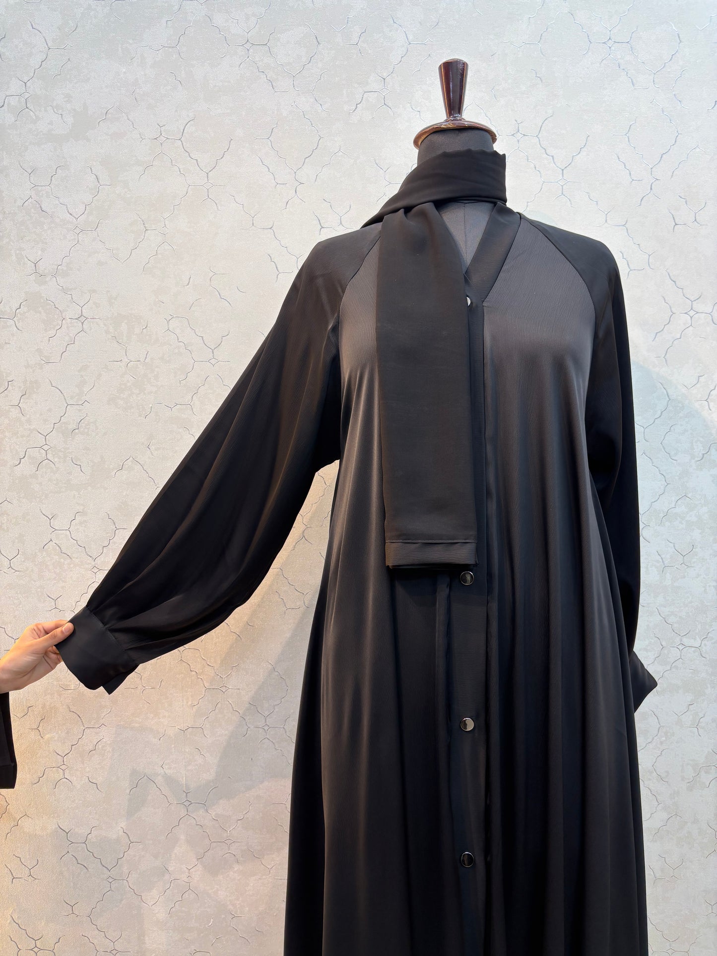 Flaired Umbrella Style Burkha Tick Tok Fabric