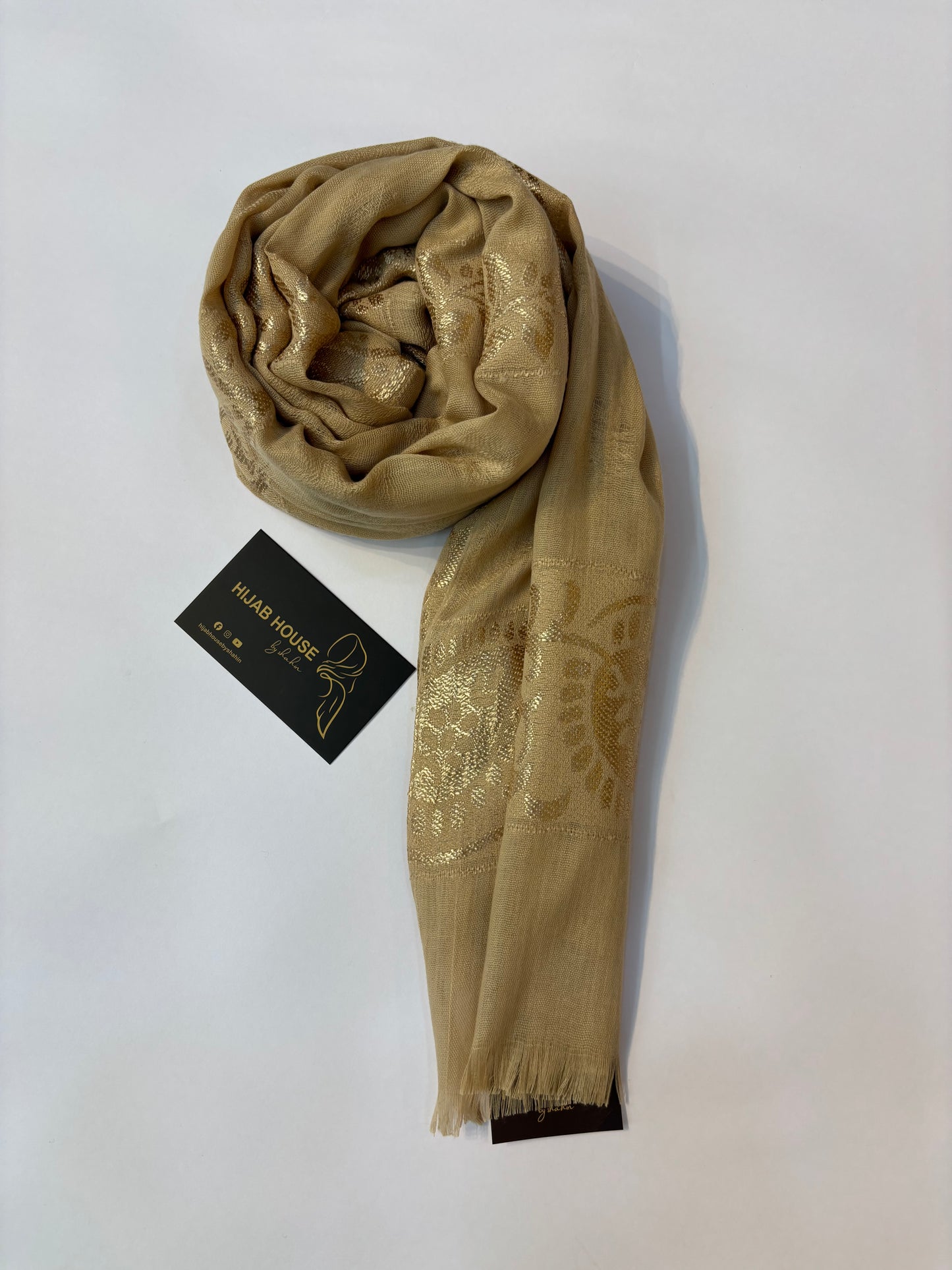 Soft Cotton Fabric Hijab Mustard Yellow